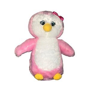 2018 Build A Bear Pink Penguin Snow Hugs Plush Black Friday Christmas Exclusive